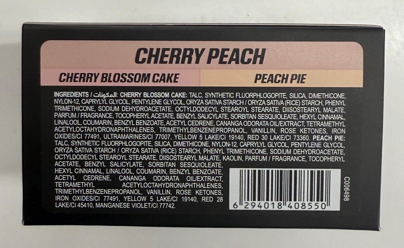 Huda بودرة هدى بيوتي إيزي بيك السائبة - بنكهة الكرز والخوخ (كعكة زهر الكرز وفطيرة الخوخ) - عبوتان × 6.5 غرام / عبوتان × 0.22 أونصة، مجموعة بودرة تثبيت صغيرة - Image 3